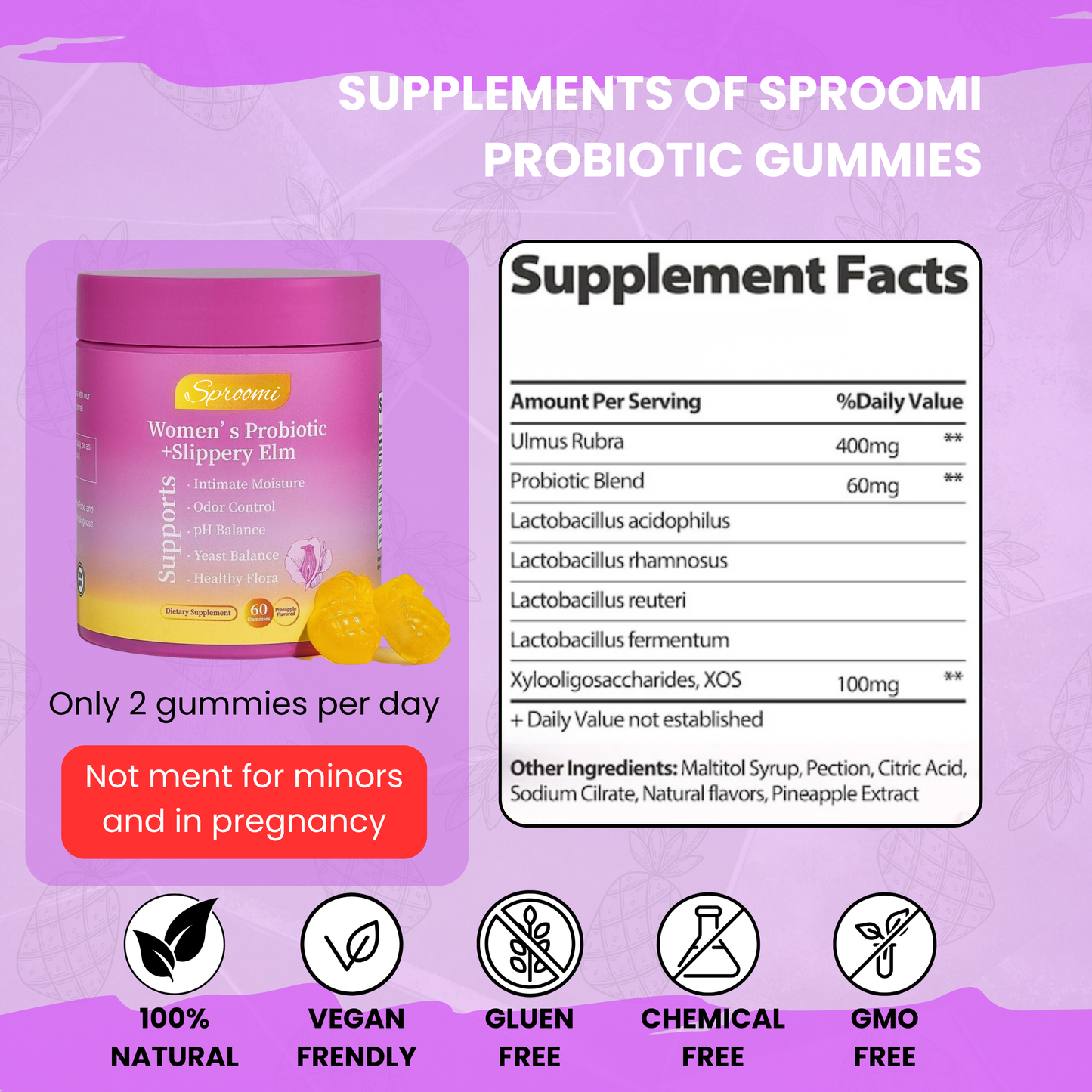 Sproomi Probiotic Gummies
